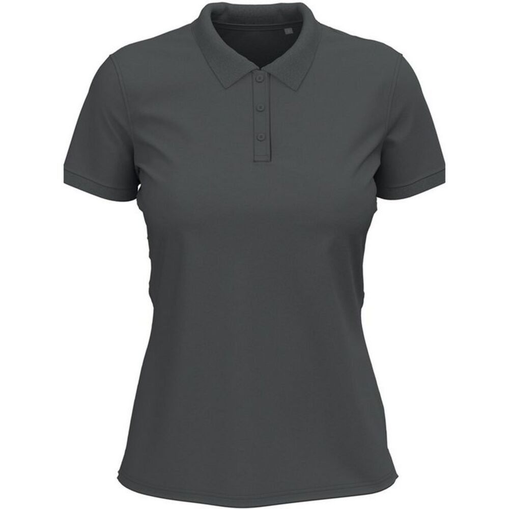 Stedman Womens/Ladies Stretch Polo Shirt / Slate Grey